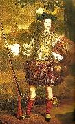 John Michael Wright unknown scottish chieftain, c. oil painting reproduction